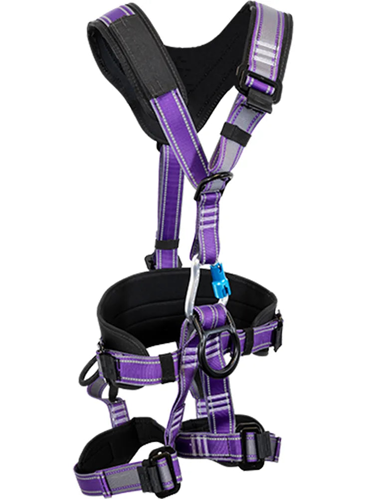 French Creek Purple 4310 Full Body Harness. adventure park harness