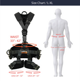 Fusion Tac Rescue Tactical Harness with Flat Foam Padding.