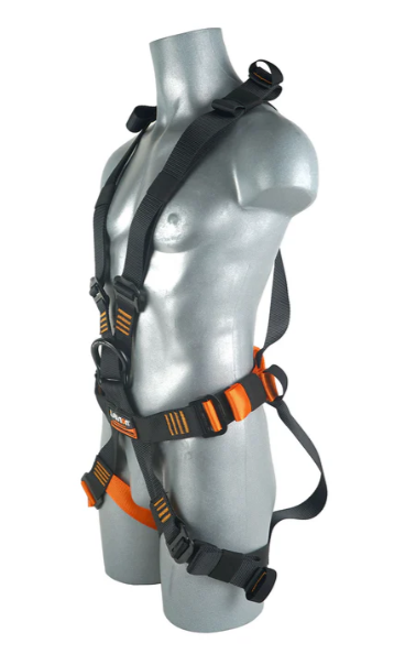 Fusion Ultura Full Body Harness - Orange/Black display picture 2