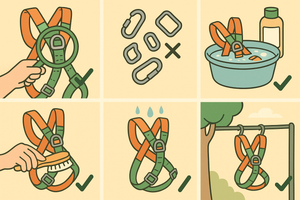 How to Wash Harnesses and Ropes Without Damaging Them