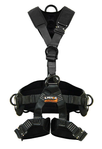 Fusion Tac Rescue Tactical Harness with Flat Foam Padding.