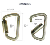 Fusion Tacoma Steel 50KN Carabiner